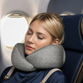 Travel Neck Pillow Car Neck Memory Foam Pillow U-Shaped Portable Auto Headrest Pillow Adjustable Traveling Sleeping Neck Pillow